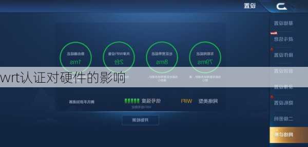 wrt认证对硬件的影响
