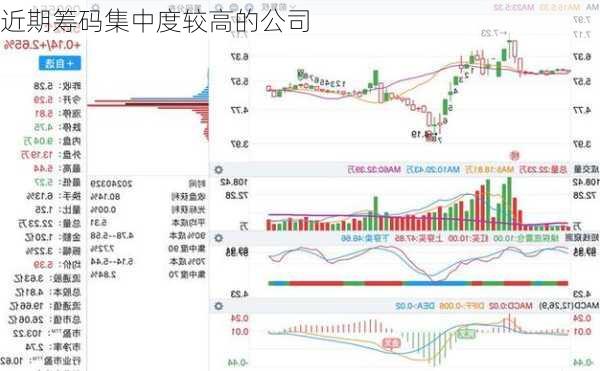 近期筹码集中度较高的公司