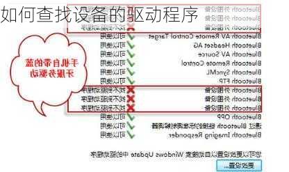 如何查找设备的驱动程序
