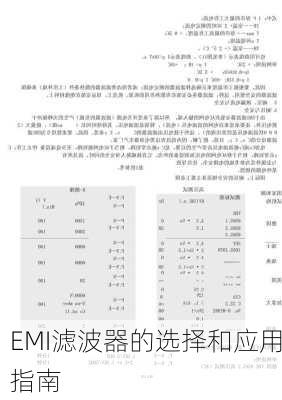 EMI滤波器的选择和应用指南