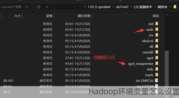 Hadoop环境变量怎么设置