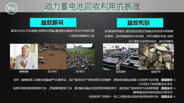 动力蓄电池回收利用的挑战