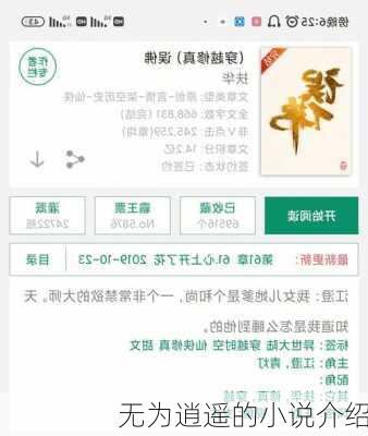无为逍遥的小说介绍