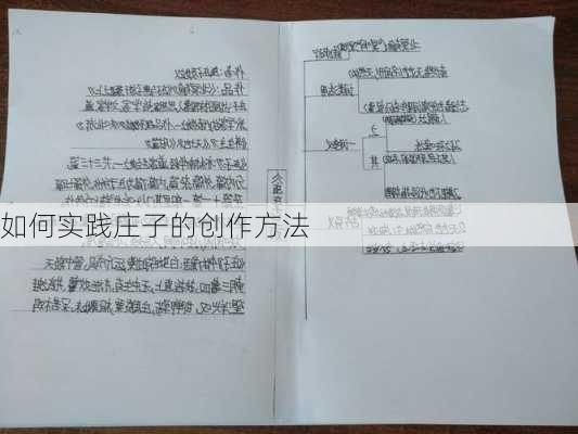 如何实践庄子的创作方法
