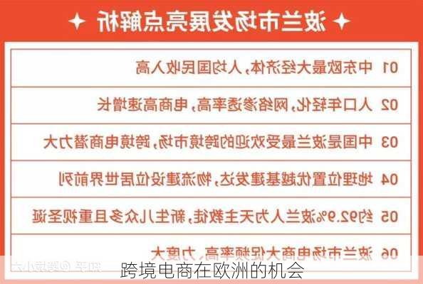 跨境电商在欧洲的机会