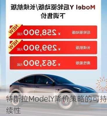特斯拉ModelY降价策略的可持续性