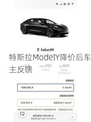 特斯拉ModelY降价后车主反馈