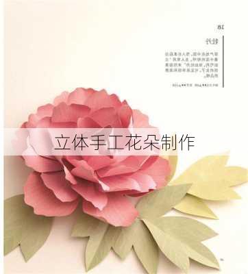 立体手工花朵制作
