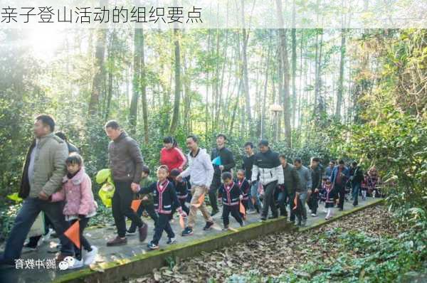 亲子登山活动的组织要点