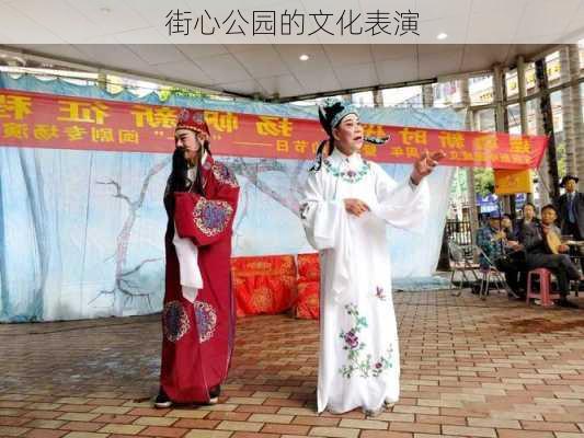 街心公园的文化表演