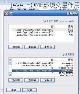 JAVA_HOME环境变量作用