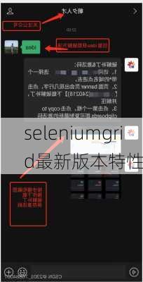 seleniumgrid最新版本特性