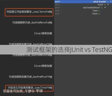 测试框架的选择JUnit vs TestNG