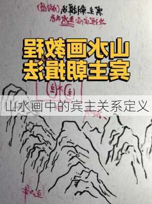 山水画中的宾主关系定义