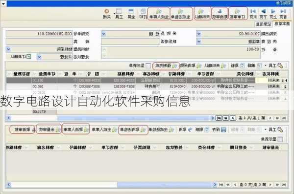 数字电路设计自动化软件采购信息