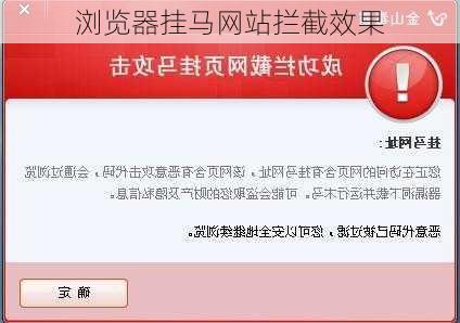 浏览器挂马网站拦截效果