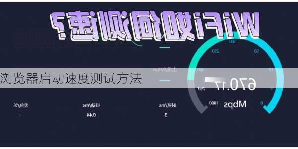 浏览器启动速度测试方法