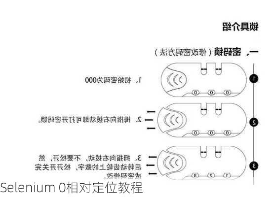 Selenium 0相对定位教程