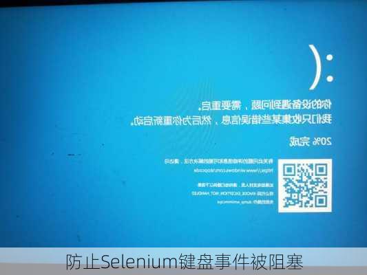 防止Selenium键盘事件被阻塞