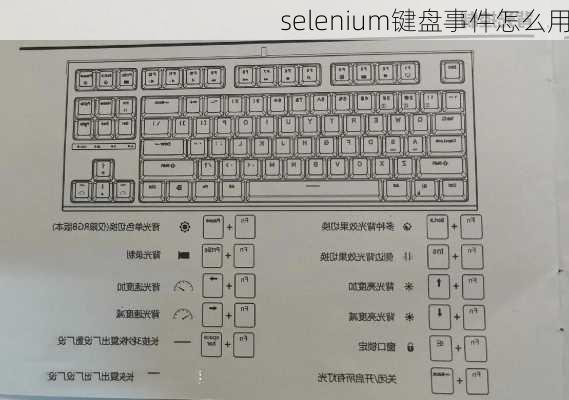 selenium键盘事件怎么用