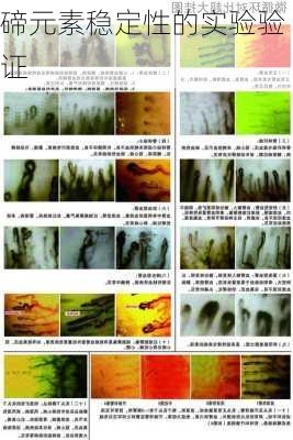 碲元素稳定性的实验验证