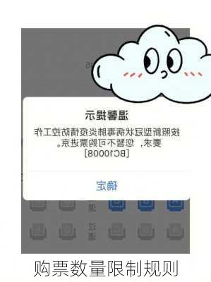 购票数量限制规则
