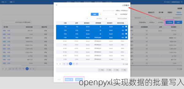 openpyxl实现数据的批量写入