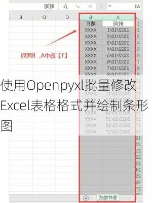 使用Openpyxl批量修改Excel表格格式并绘制条形图