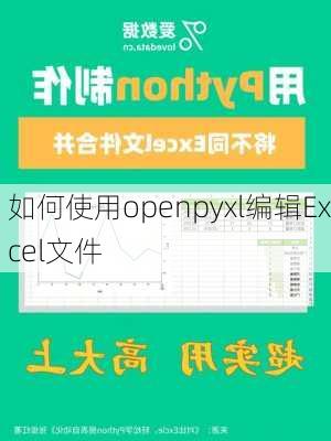 如何使用openpyxl编辑Excel文件