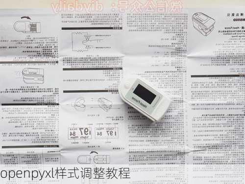 openpyxl样式调整教程