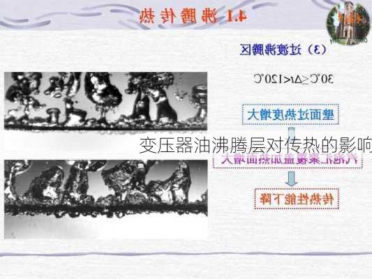 变压器油沸腾层对传热的影响