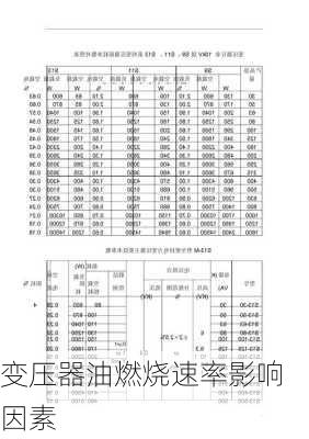 变压器油燃烧速率影响因素
