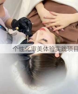 个性化审美体验实践项目