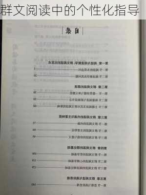 群文阅读中的个性化指导