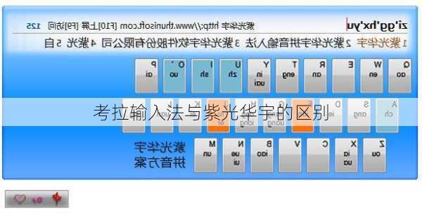 考拉输入法与紫光华宇的区别