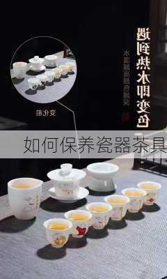 如何保养瓷器茶具