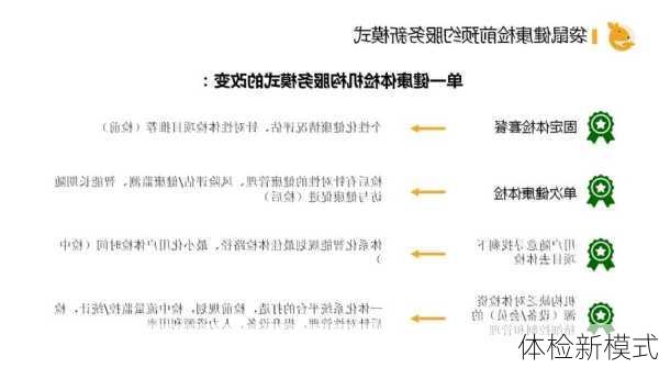 体检新模式