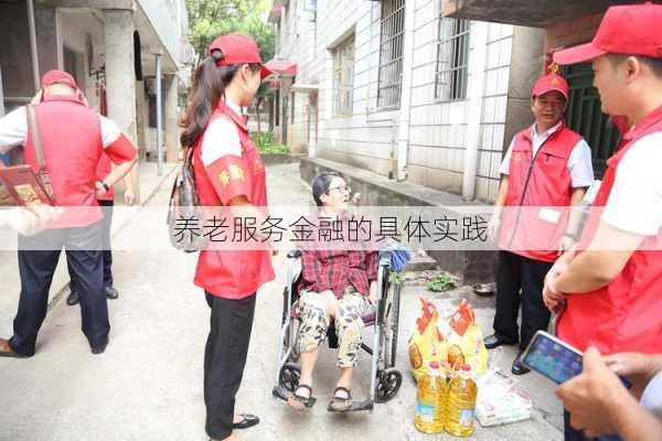 养老服务金融的具体实践
