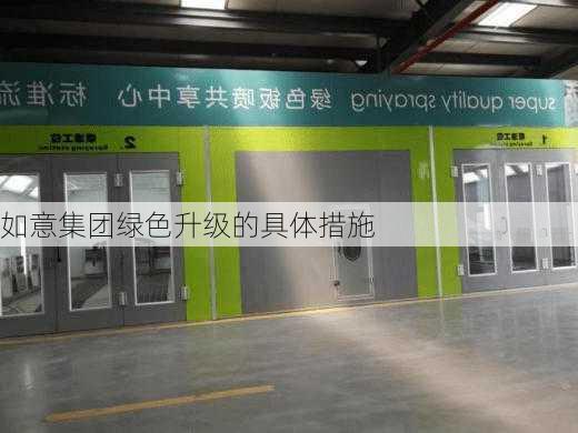 如意集团绿色升级的具体措施