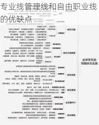 专业线管理线和自由职业线的优缺点