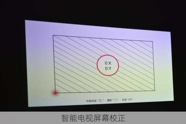 智能电视屏幕校正