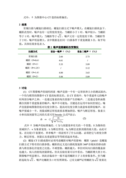 医学影像噪声成因