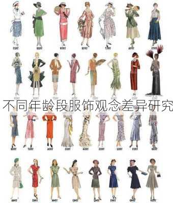 不同年龄段服饰观念差异研究
