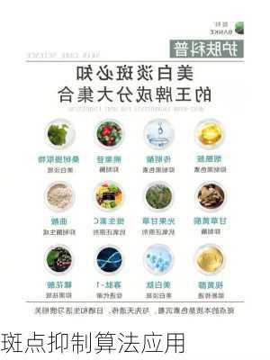 斑点抑制算法应用