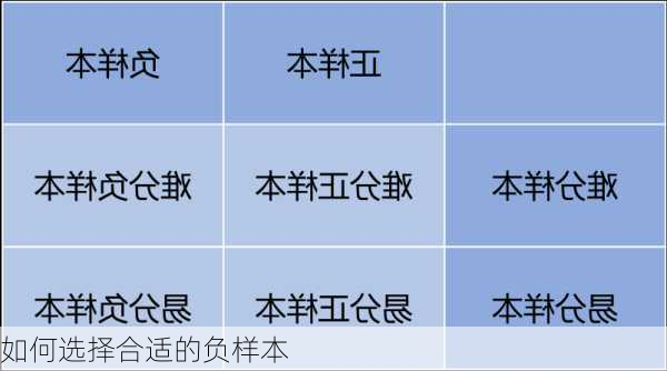如何选择合适的负样本