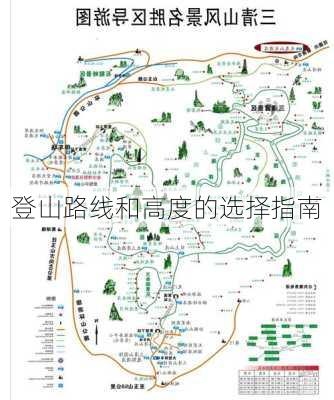 登山路线和高度的选择指南