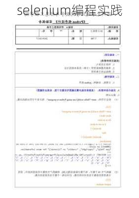 selenium编程实践