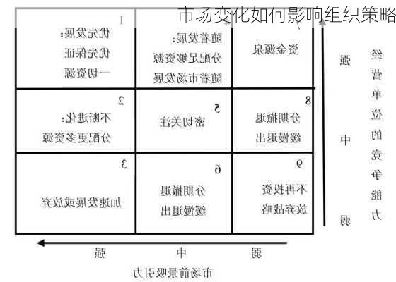 市场变化如何影响组织策略