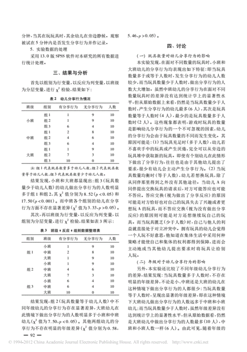 玩具对儿童行为的影响研究