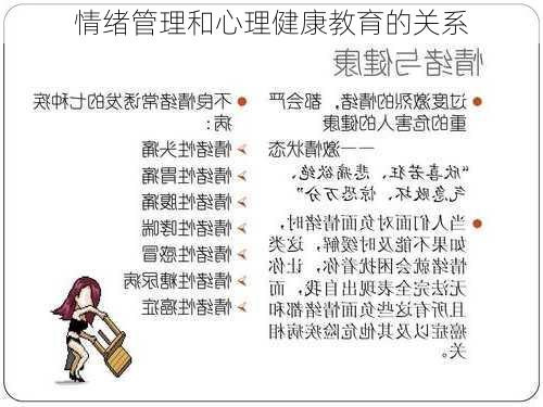 情绪管理和心理健康教育的关系